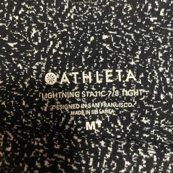Athleta Women’s Lightening Static 7/8 Tight Workout Leggings Size Medium - Picture 3 of 6